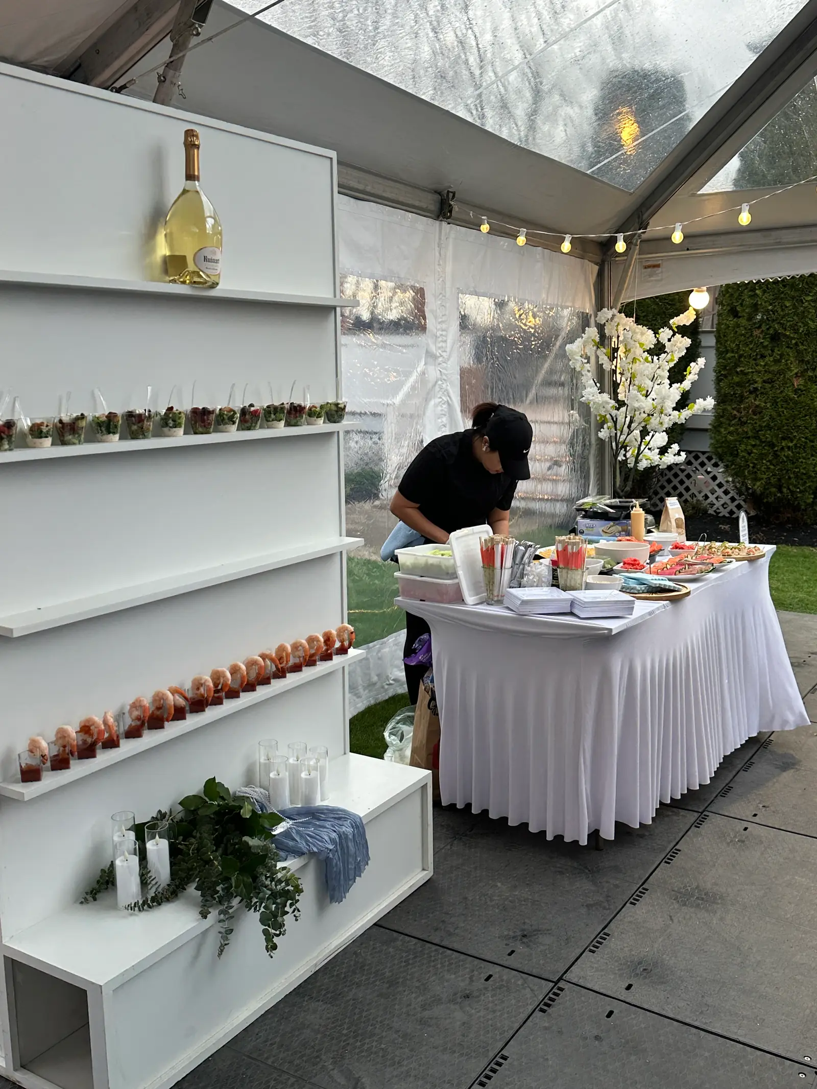Elegant grazing and charcuterie display at an SKG event